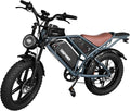 DEEPOWER Electric Bike for Adults,1500W/3500W Peak Motor 30MPH 35-180 Miles Electric Dirt Bike,Dual Suspension Ebikes for Adults, 20" Fat Tire E Bike with 624-2880Wh Battery,UL 2849 Tested