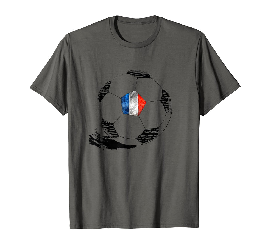 Soccer France Flag French Pride T-Shirt - Trendy Graphic Men Women