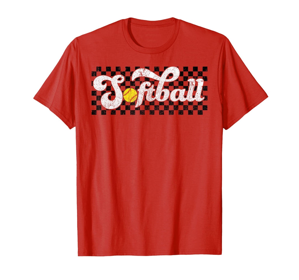 Softball Family Mom Dad Grandma Grandpa T-Shirt - Graphic Print Men Women
