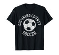 Coconino County Soccer Distressed 90S T-Shirt - Unique Graphic Men Women