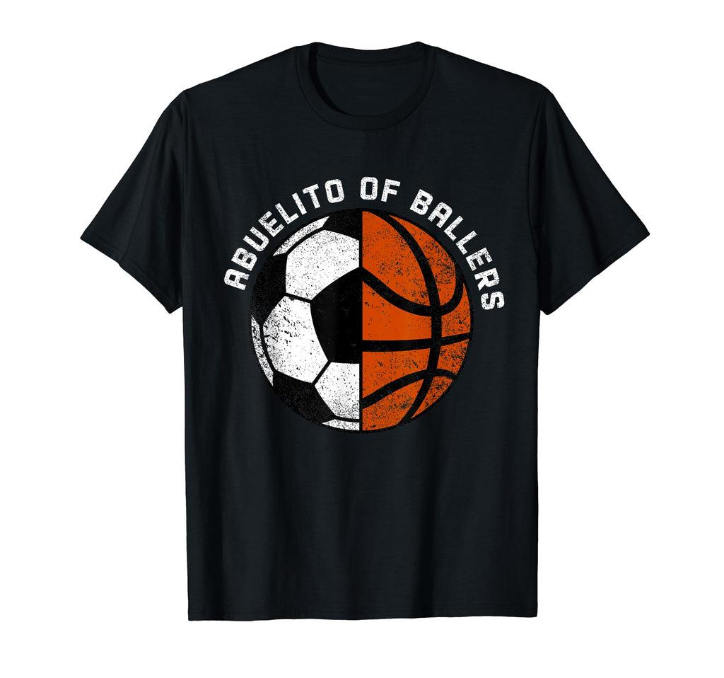 Abuelito Ballers Funny Soccer T-Shirt - Novelty Apparel Men Women