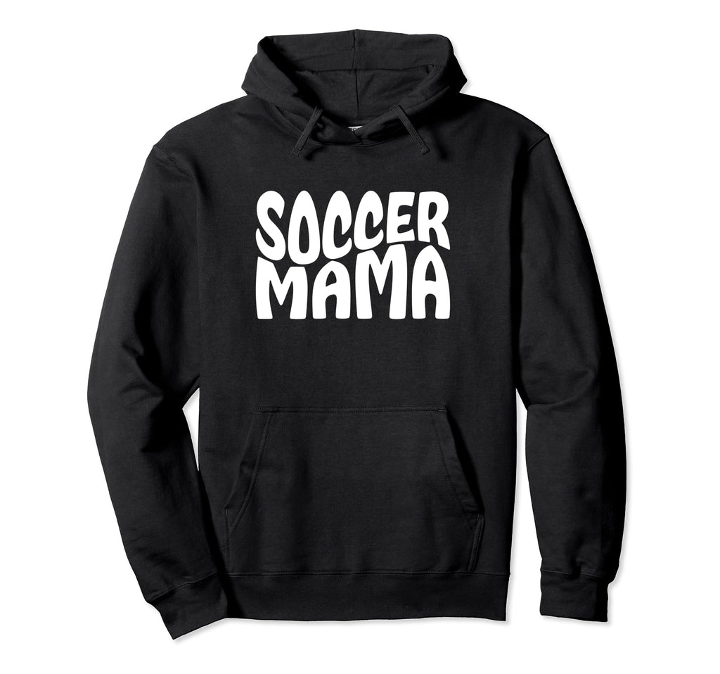 Soccer Mama Groovy Soccer Moms Hoodie - Novelty Apparel for Adults