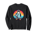 Funny Penguin Soccer Champion Bird Sweatshirt - Trendy Graphic Unisex