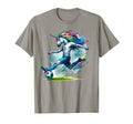 Footballer Unicorn Fans Soccer Team T-Shirt - Minimalist Print for Adults