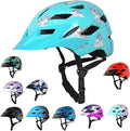 Kids Bike Helmet,Bavilk Kids Boys Girls Bike Helmets with LED Light Detachable Visor Children Youth Teen Multi-Sport for Skating Cycling Scooter Skateboard Adjustable & Lightweight 19.7"-22.4"
