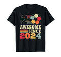 Awesome 2 Since 2024 Soccer 2Nd Birthday T-Shirt - Graphic Print Men Women