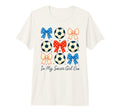 Funny Patriotic Bows Red White Blue My T-Shirt - Fun Novelty Design Unisex