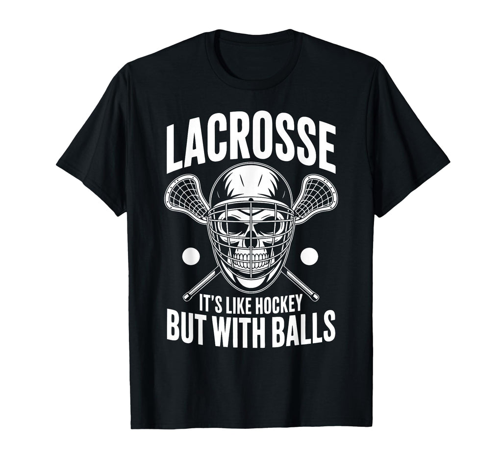 Funny Lacrosse Goalie Lax Goalkeeper T-Shirt - Unique Graphic Men Women