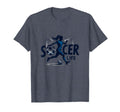 Soccer Is Life Womens Passion T-Shirt - Novelty Apparel Men Women