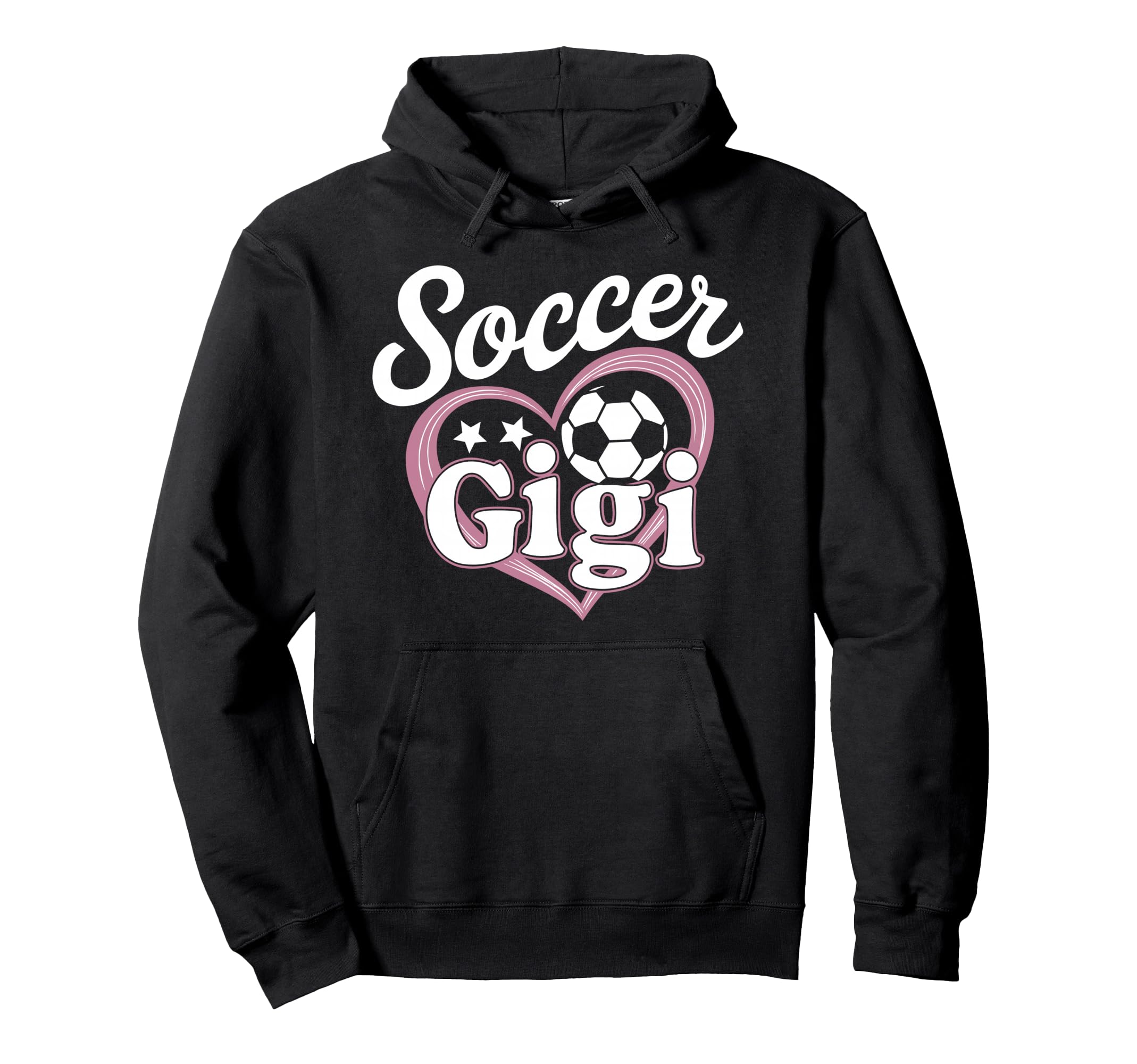 Soccer Gigi Grandma Heart Football Player Hoodie - Streetwear Style Unisex