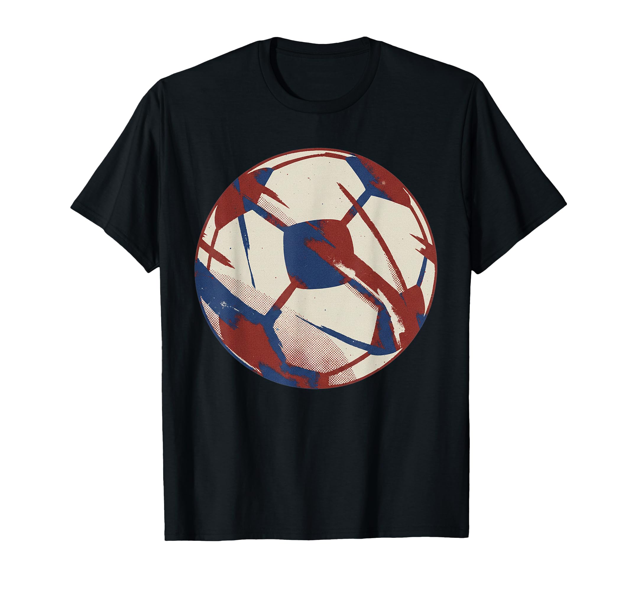 Soccer Ball 90S T-Shirt - Unique Graphic for Adults