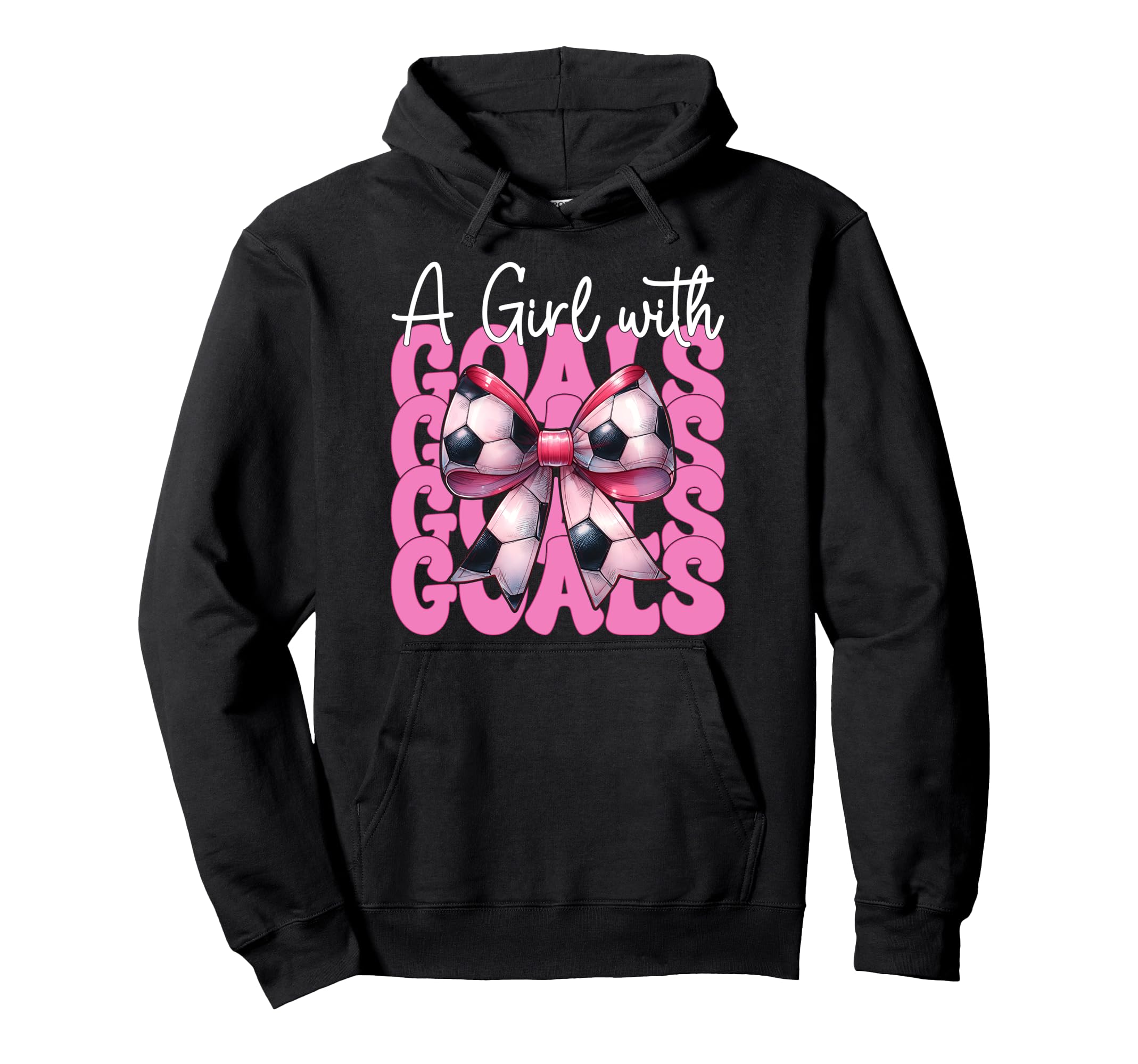 Soccer Mom Mama Mothers Day Coquette Hoodie - Casual Everyday Wear Unisex