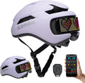 Smart Bike Helmet with Light: Bicycle Helmets for Adult Teens for Mountain & Road Cycling Electric Scooter Skateboard Skating