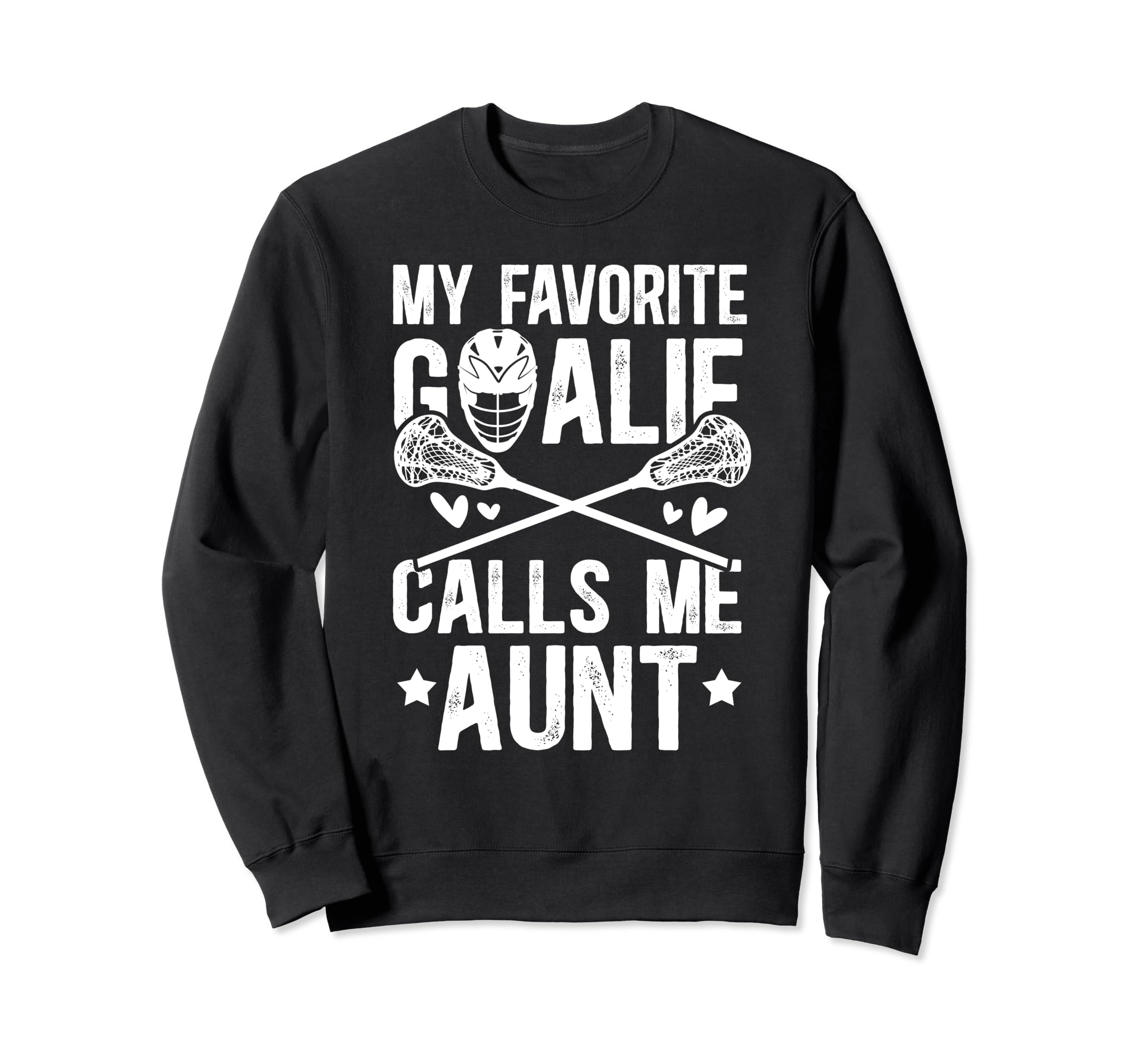 Proud Lacrosse Goalie Aunt Lacrosse Sweatshirt - Unique Graphic Men Women