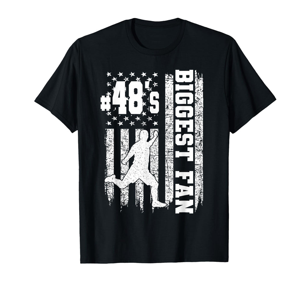 Soccer Biggest Fan Number 48 Proud T-Shirt - Streetwear Style Unisex
