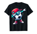 Dabbing Soccer Ball Player T-Shirt - Custom Art Print Men Women