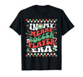 My Merry Soccer Player Era Groovy T-Shirt - Minimalist Print Men Women