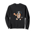 Watermelon Soccer Player Number 7 Sweatshirt - Casual Everyday Wear Unisex