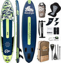 InnoExpo 11' Inflatable Stand Up Paddle Boards with Premium Accessories, Wide Stable SUP Paddle Board Design, Non-Slip Comfort Deck for Youth & Adults