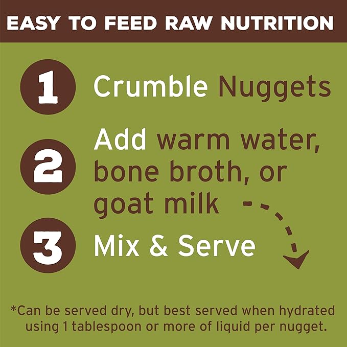 Primal Freeze Dried Raw Dog Food Nuggets, Lamb, Complete & Balanced Meal, Also Use as Topper or Treat, Premium, Healthy, Grain Free, High Protein Raw Dog Food, 5.5 oz