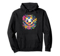 Smiling Soccer Ball Surrounded Hoodie - Fun Novelty Design Men Women