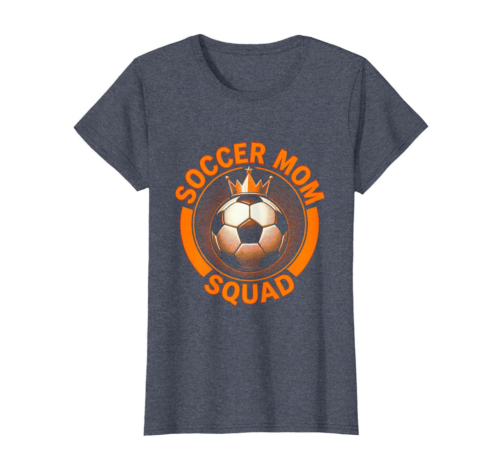 Super Mom Soccer Mom Squad T-Shirt - Fun Novelty Design for Adults