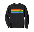 Soccer Ball Rainbow Flag Lgbt Coach Sweatshirt - Streetwear Style Unisex