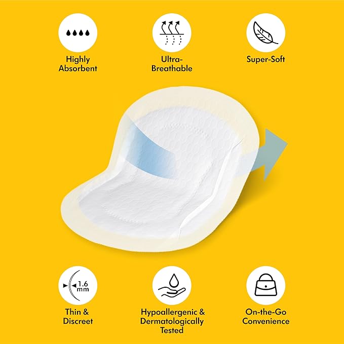 Medela Ultra-Breathable Nursing Pads, Highly Absorbent, Super Soft, Discreet Design for Comfortable Wear, Pack of 200