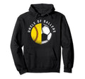 Uncle Ballers Funny Niece Softball Nephew Hoodie - Unique Graphic Unisex