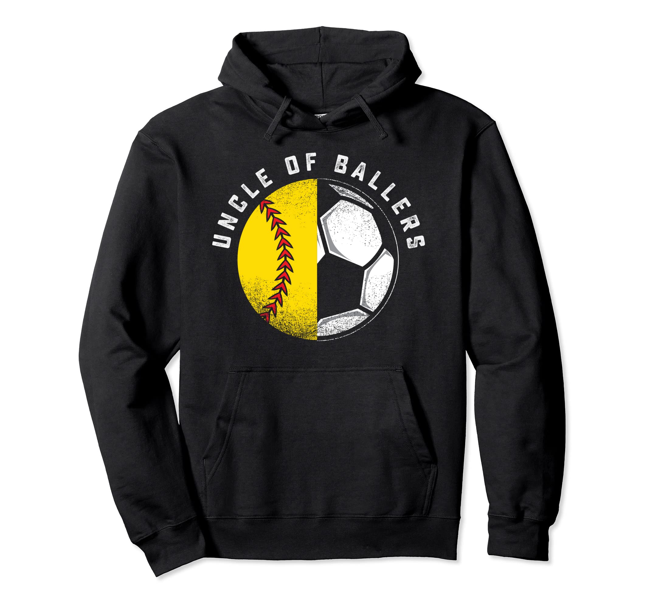 Uncle Ballers Funny Niece Softball Nephew Hoodie - Unique Graphic Unisex