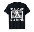 Hockey Keeper Step Mom Hockey Goalie T-Shirt - Fun Novelty Design Unisex