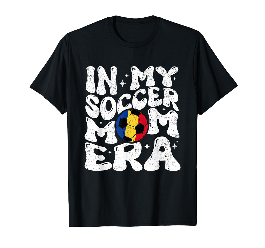 Soccer Mom Romanian Mothers Coach T-Shirt - Fun Novelty Design Men Women