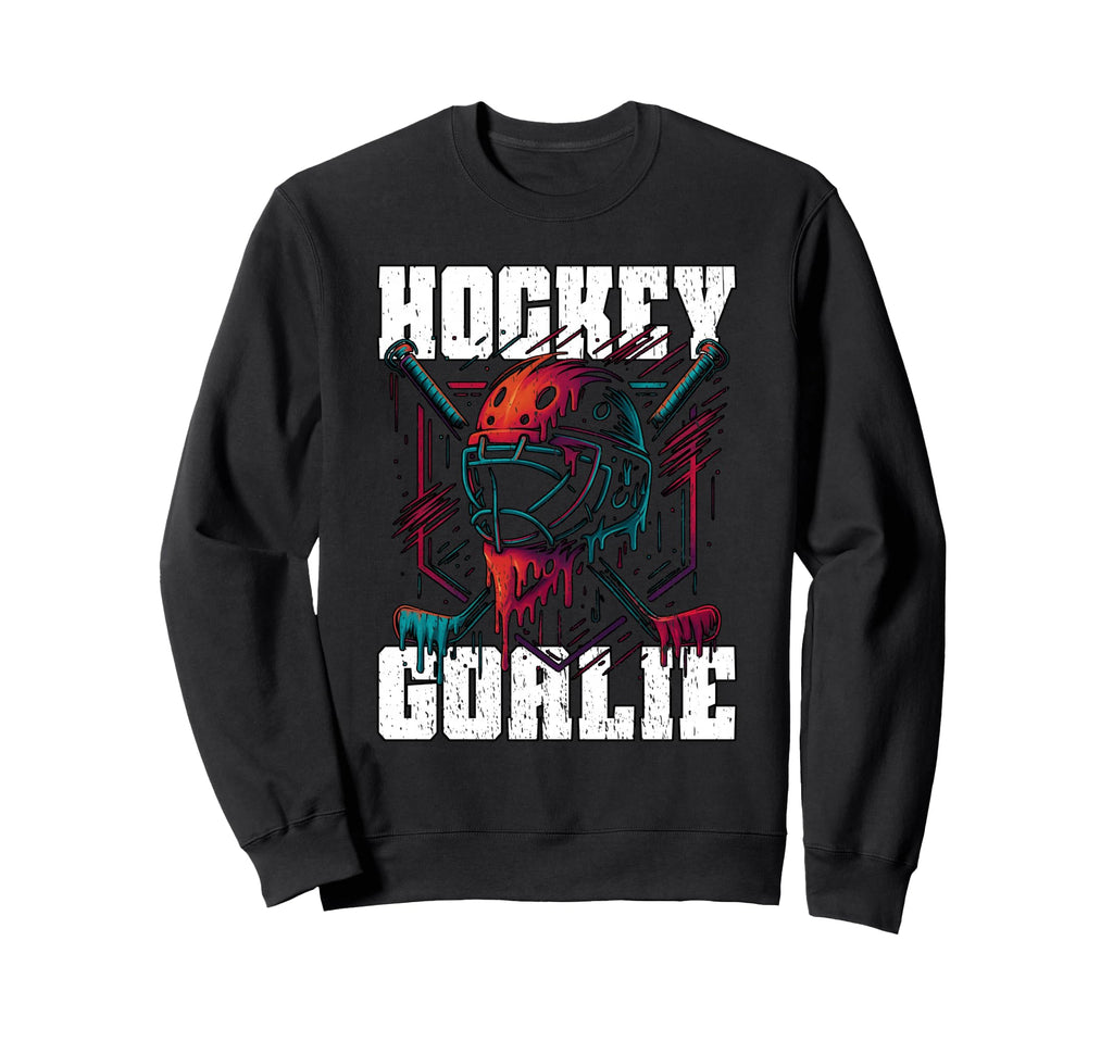 Hockey Goalie Athletes Goal Sweatshirt - Casual Everyday Wear for Adults