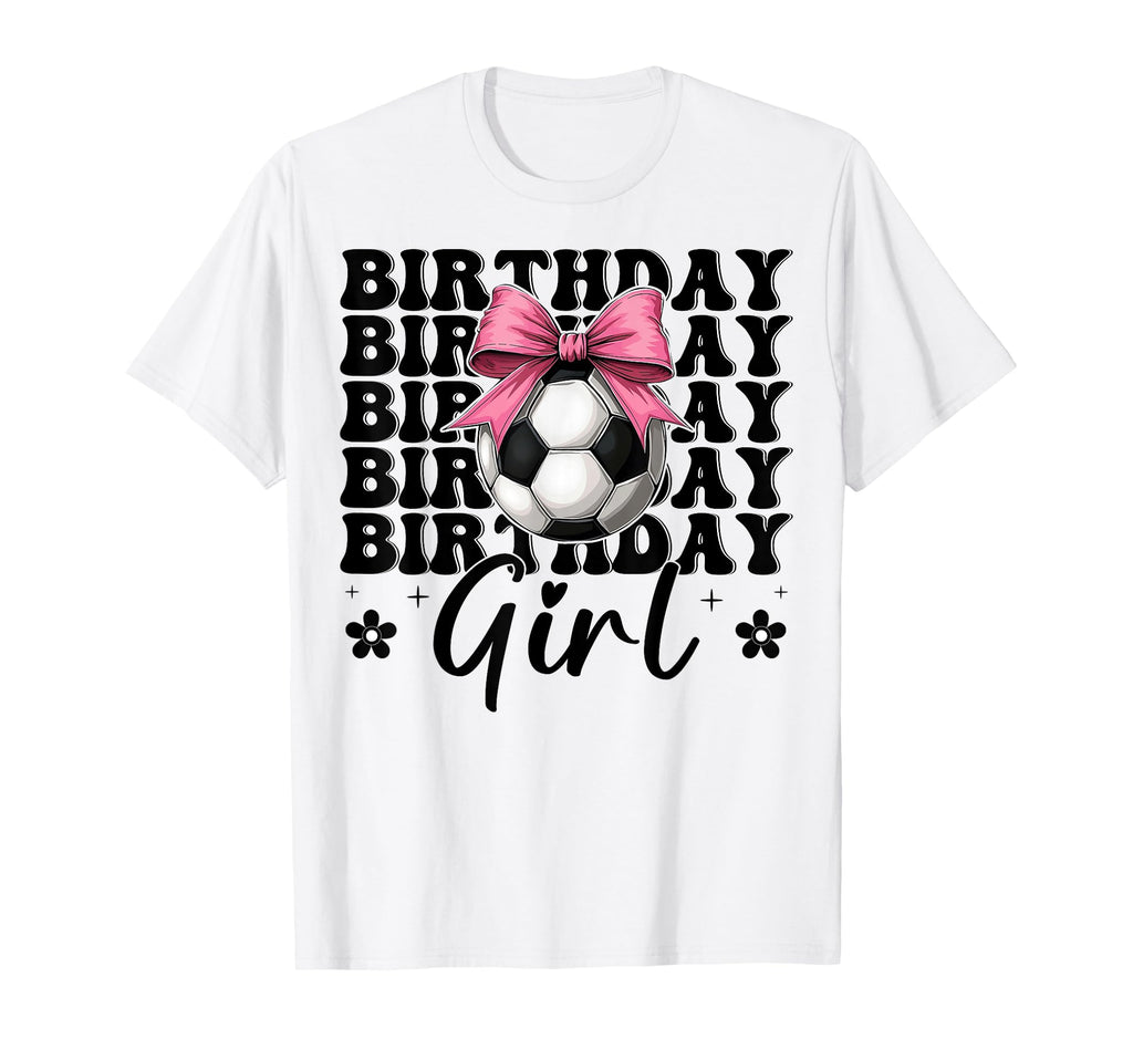Birthday Soccer Soccer Mom T-Shirt - Casual Everyday Wear Men Women
