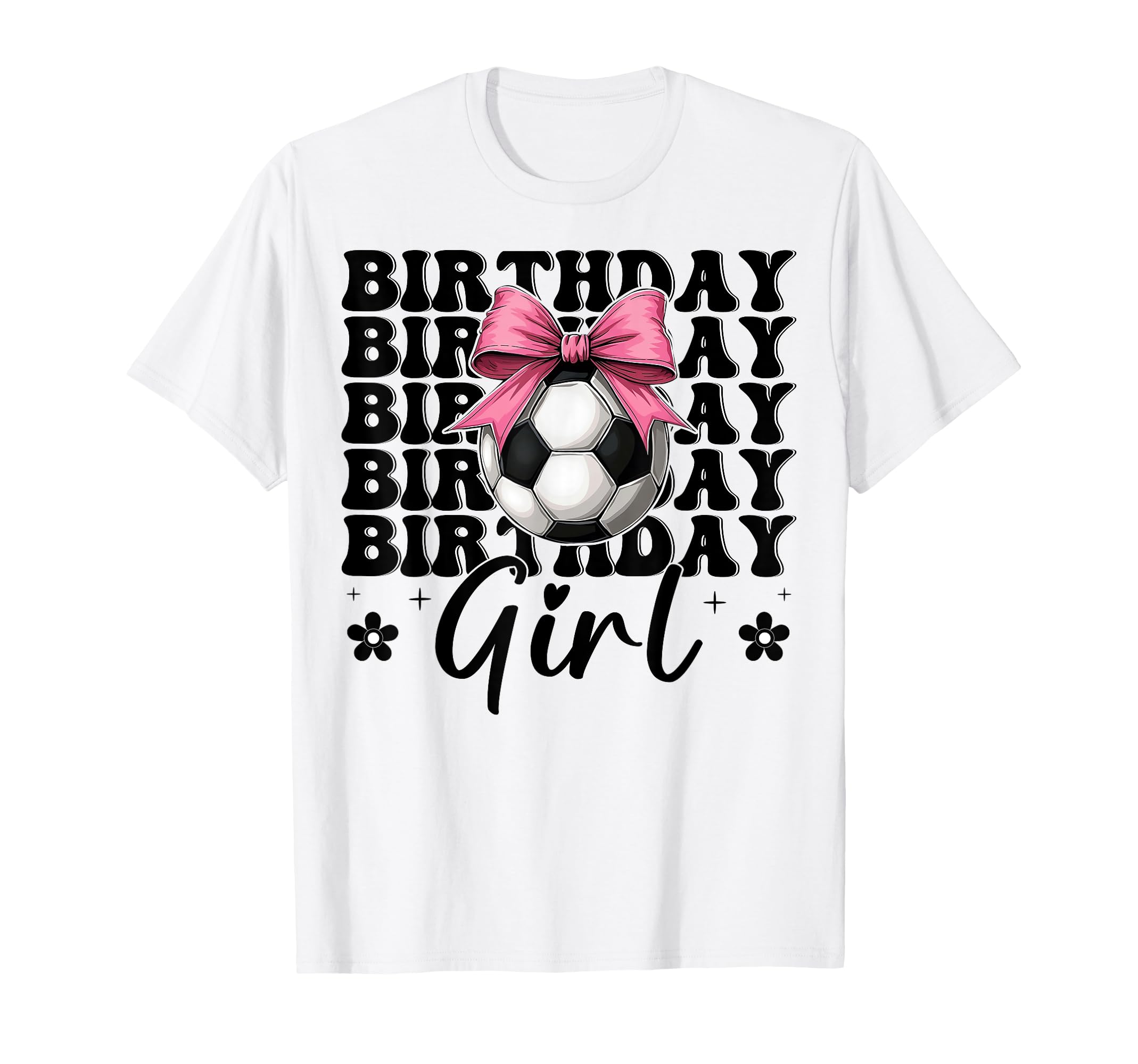 Birthday Soccer Soccer Mom T-Shirt - Casual Everyday Wear Men Women