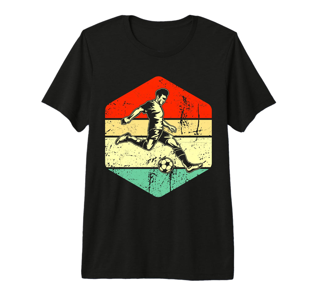 Soccer Sunset Tri Blend T-Shirt - Custom Art Print for Adults