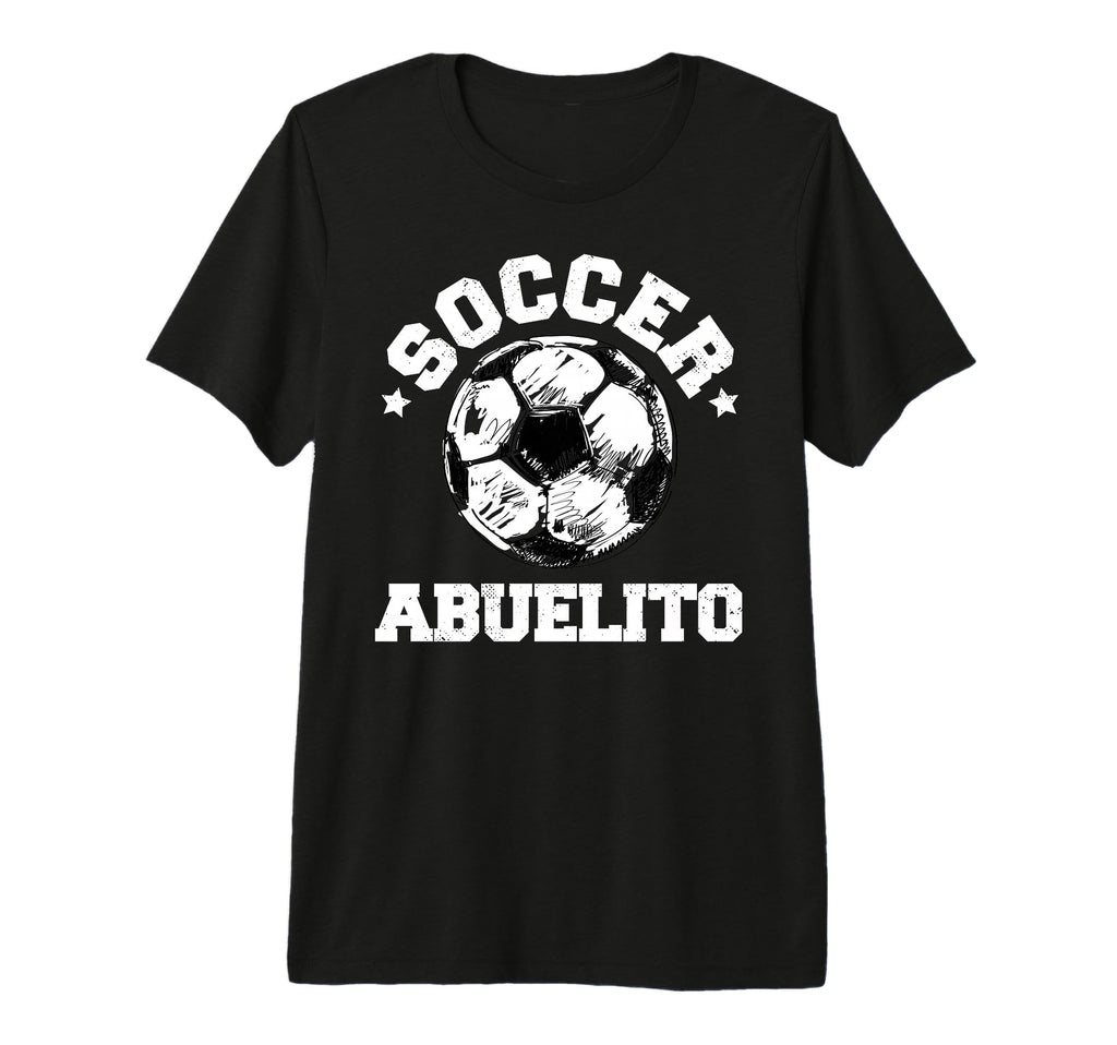 Mens Soccer Abuelito Soccer Ball T-Shirt - Trendy Graphic for Adults