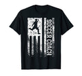 Soccer Coach Distressed American Flag T-Shirt - Graphic Print Men Women