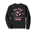 Trendy All Star Soccer Squad Sweatshirt - Casual Everyday Wear Men Women