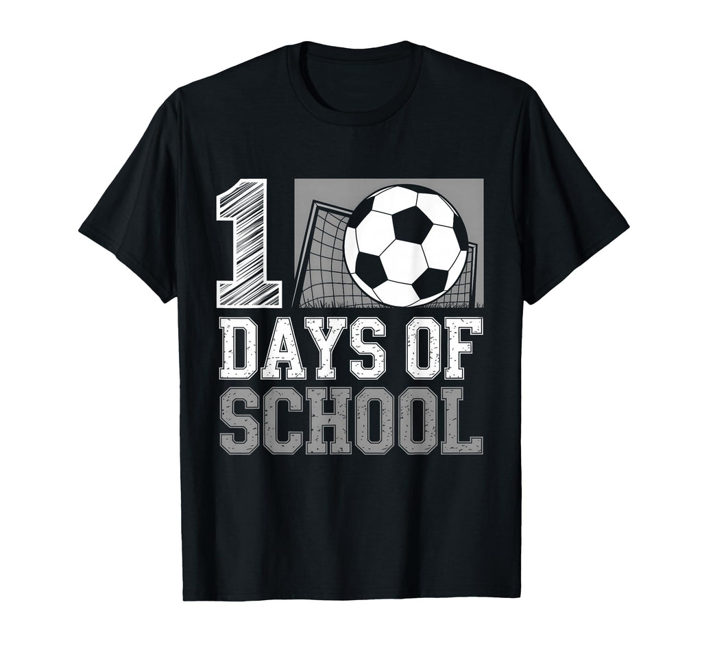 100 Days School Soccer Teacher Student T-Shirt - Trendy Graphic for Adults