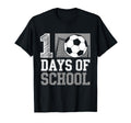 100 Days School Soccer Teacher Student T-Shirt - Trendy Graphic for Adults