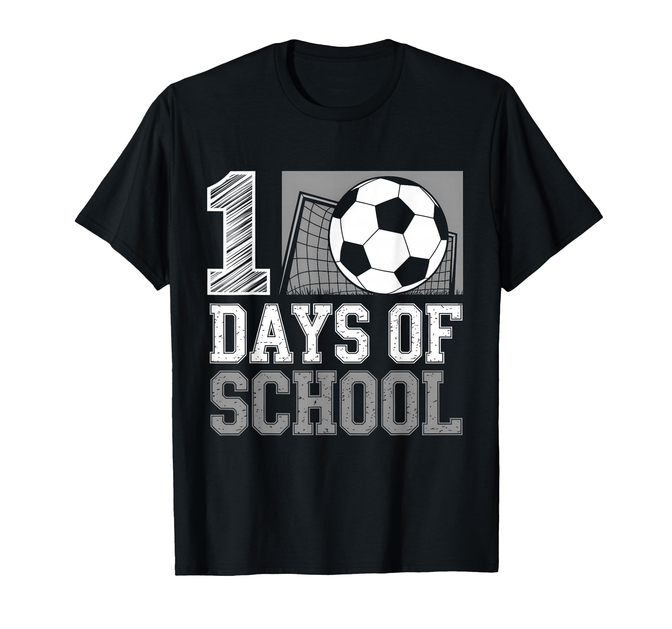 100 Days School Soccer Teacher Student T-Shirt - Trendy Graphic for Adults
