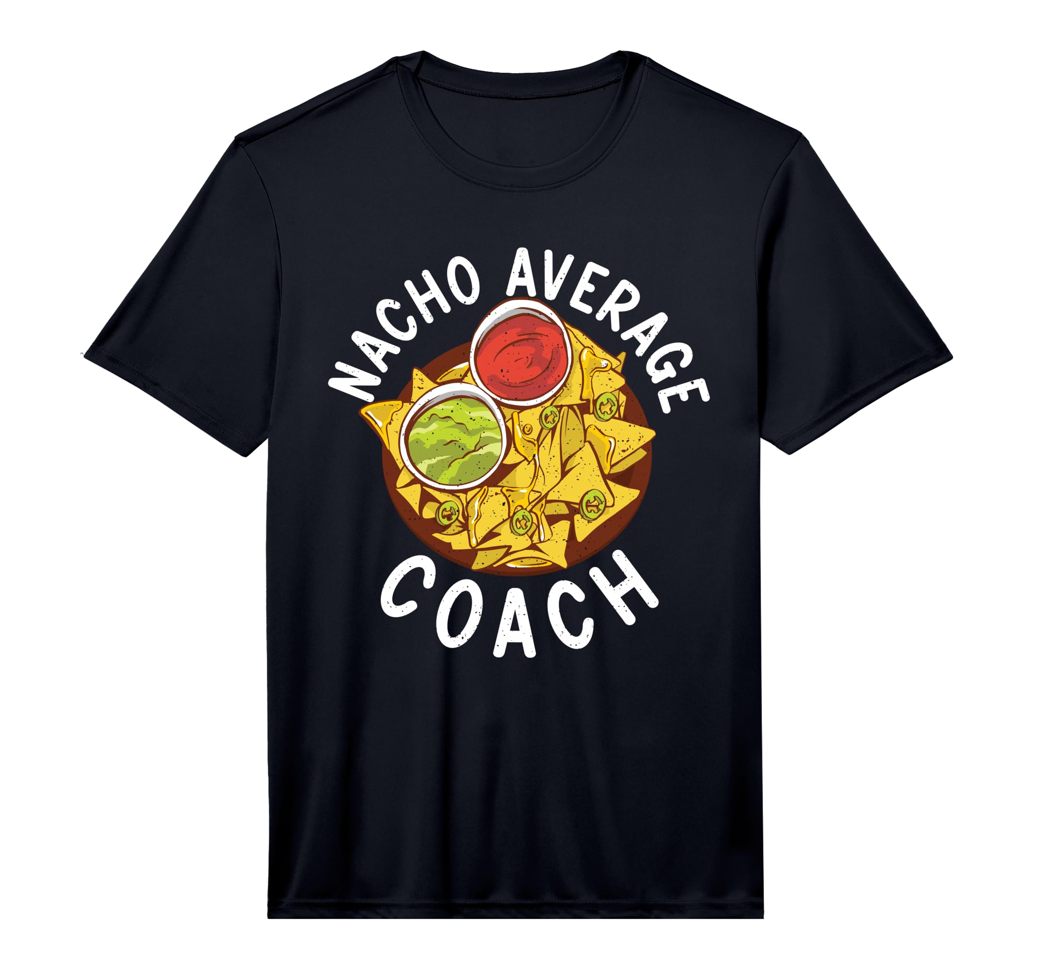 Mens Nacho Average Coach Mexican Sports T-Shirt - Minimalist Print Unisex