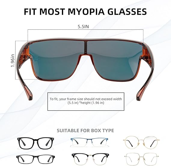 Polarized Fit Over Sunglasses (UV400)