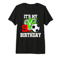 Its My 9Th Birthday Soccer Ball 9 T-Shirt - Novelty Apparel for Adults