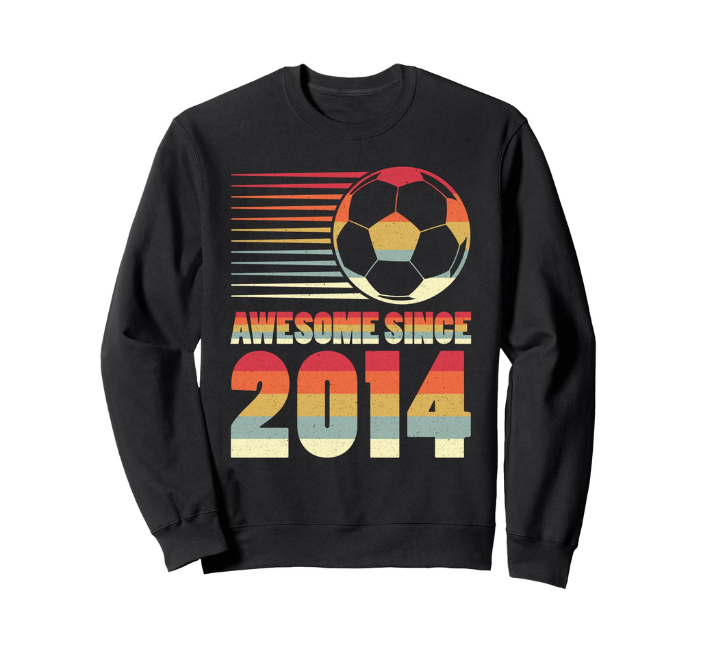 Awesome Since 2014 Soccer 12Th Sweatshirt - Graphic Print Men Women