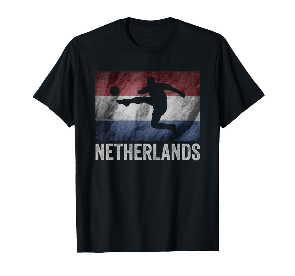 Netherlands Flag Soccer Holland Dutch T-Shirt - Unique Graphic for Adults