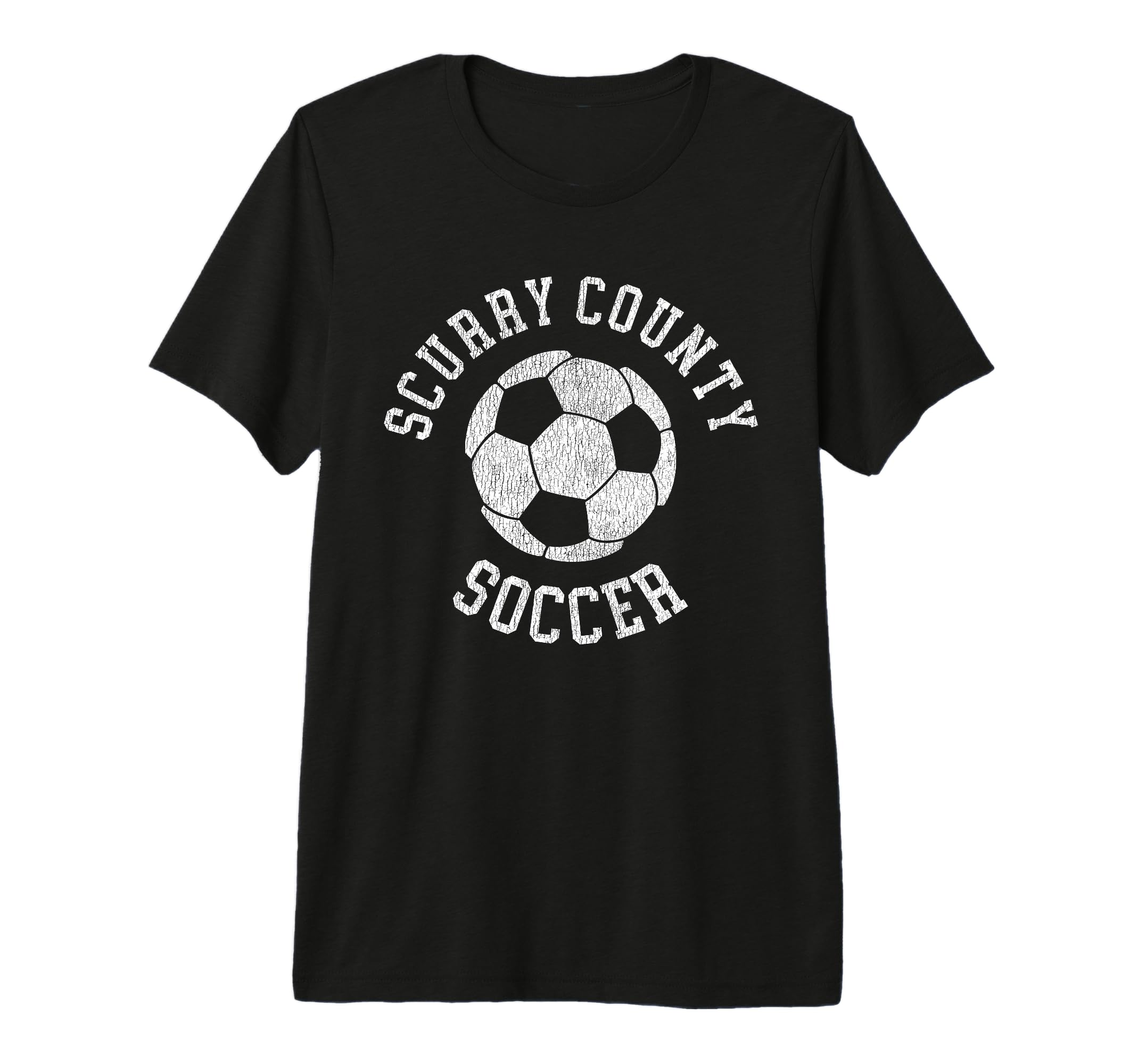 Scurry County Soccer Distressed 90S T-Shirt - Aesthetic Graphic Men Women
