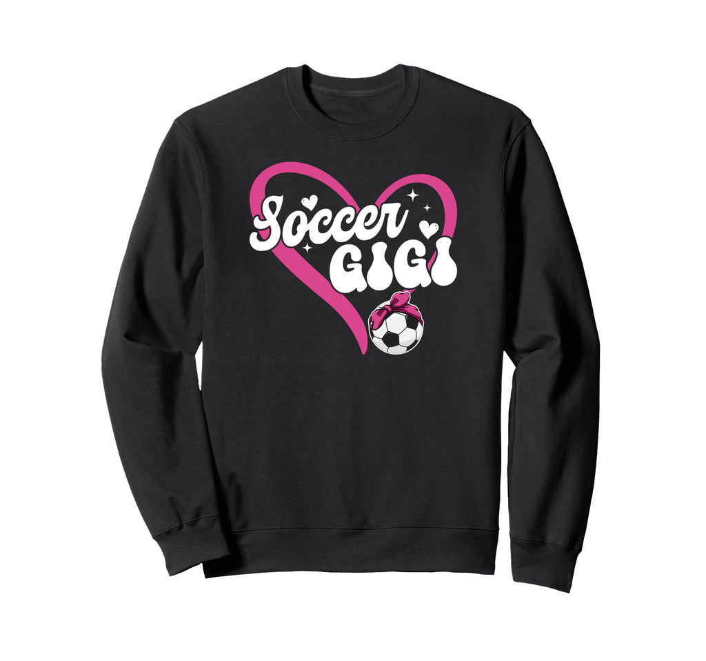 Soccer Gigi Grandma Heart Gigi Sweatshirt - Streetwear Style for Adults