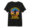 School Is Important But Soccer Is T-Shirt - Minimalist Print Men Women